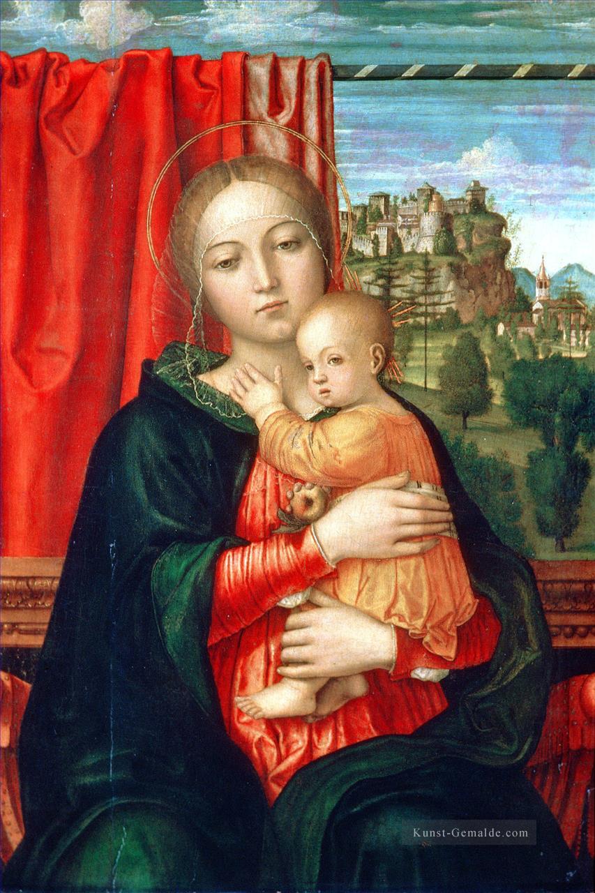 Jungfrau und Kind Christentum Filippino Lippi Ölgemälde